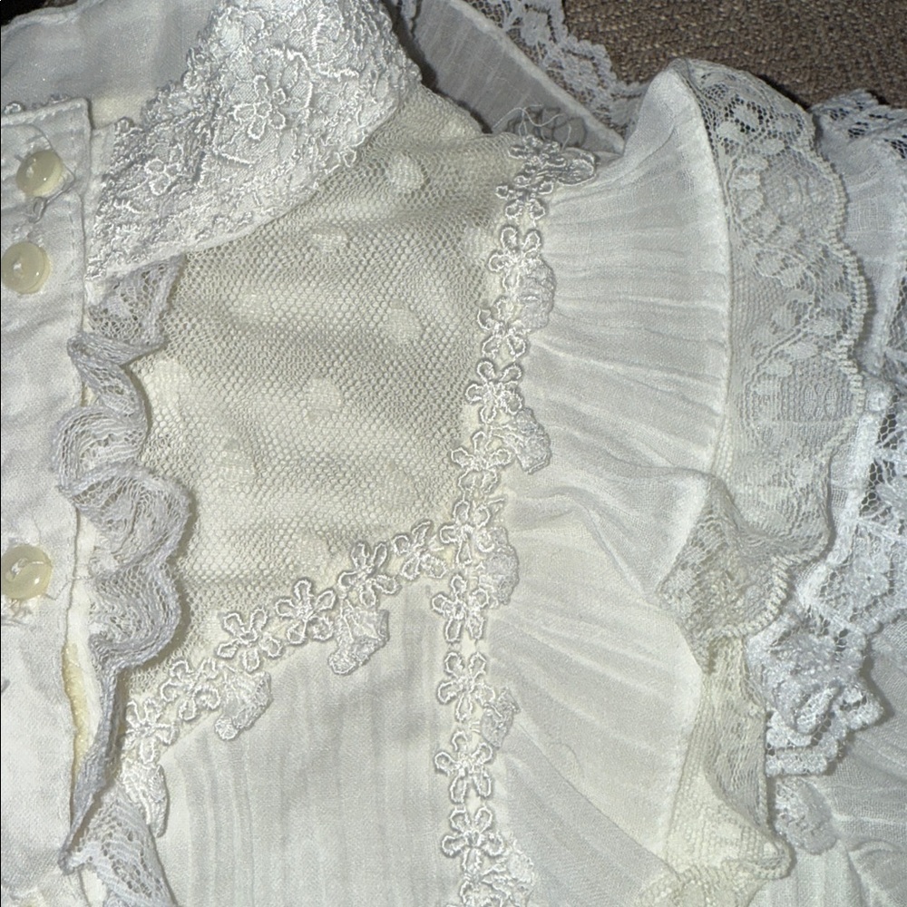 Vintage Gunne Sax Youth Girls Dress SZ 8 - Picture 9 of 11